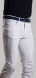 Biele bavlnené džínsy