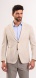 Beige-white summer blazer