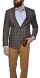 LIMITED EDITION checkered linen blazer