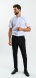 White Classic Fit Short-Sleeve Shirt