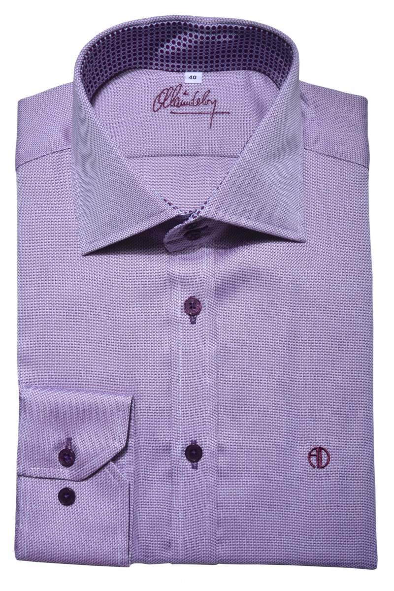 Fialová Extra Slim Fit košeľa