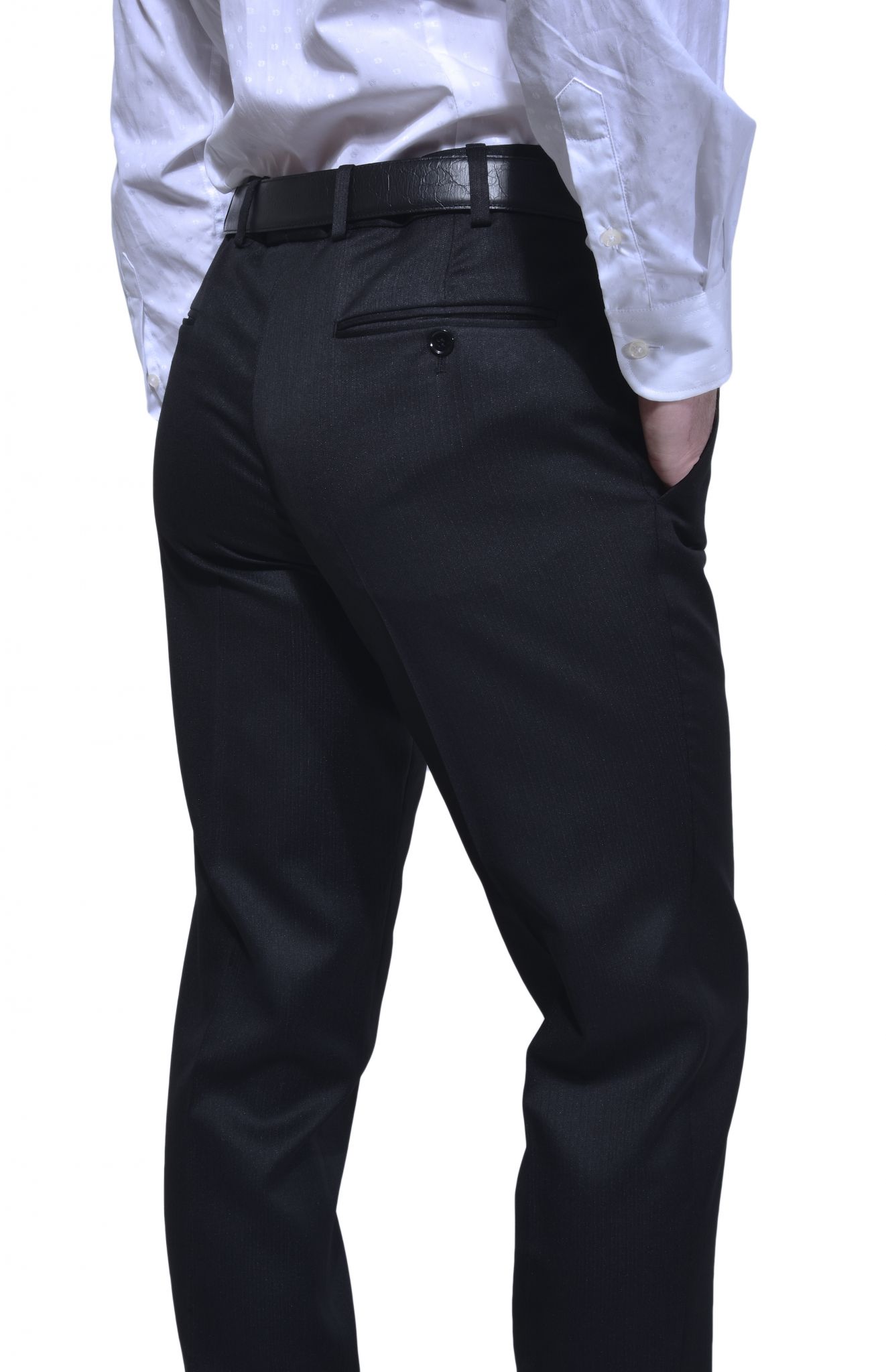 Black formal trousers - Trousers - E-shop | alaindelon.co.uk