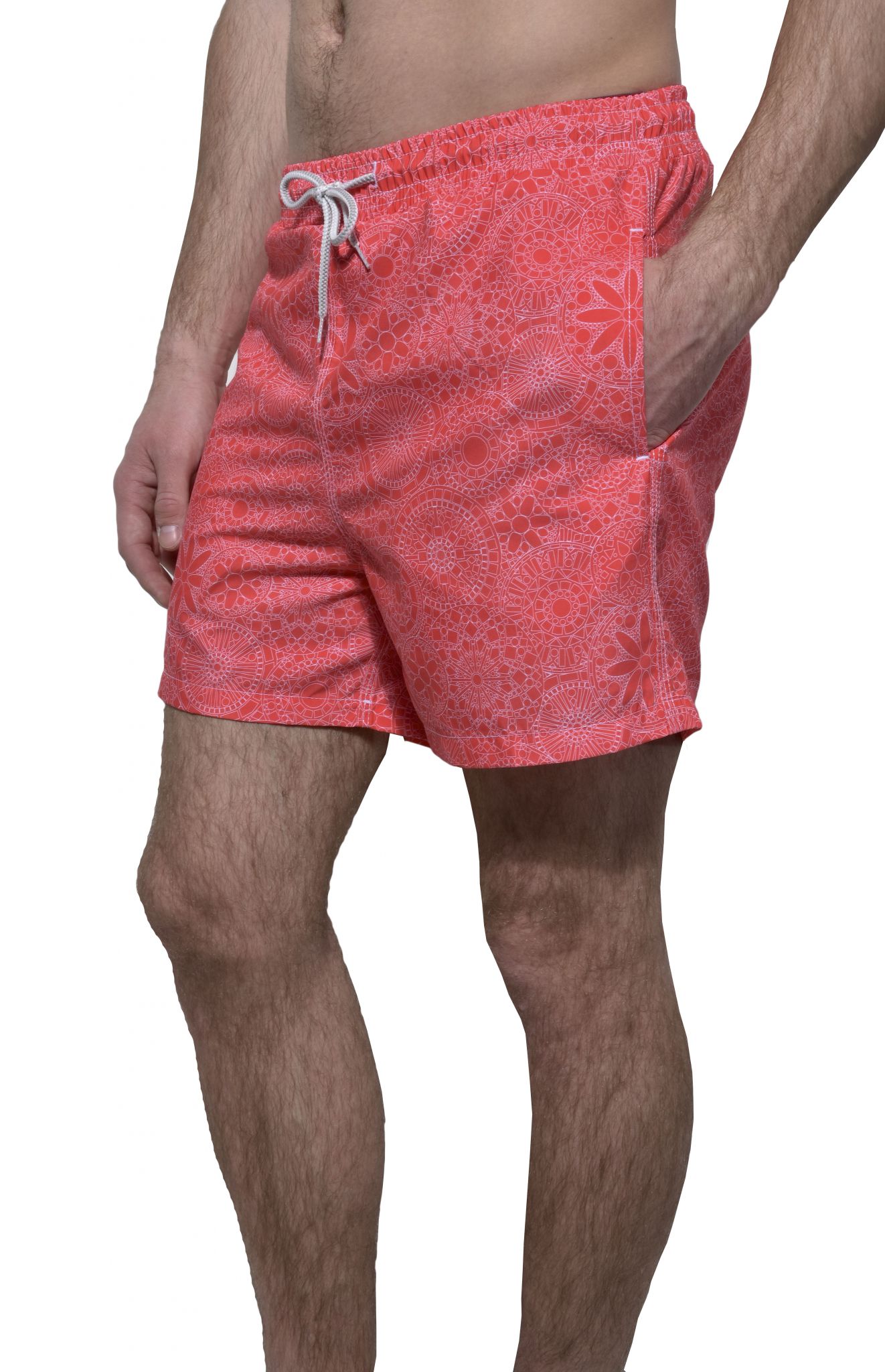 Pink swim trunks - Trousers - E-shop | alaindelon.co.uk