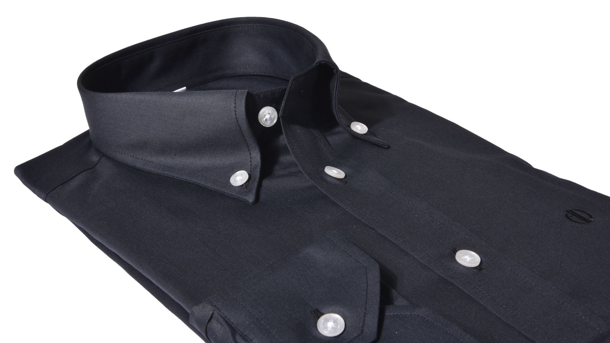 Black Slim Fit shirt - Shirts - E-shop | alaindelon.co.uk