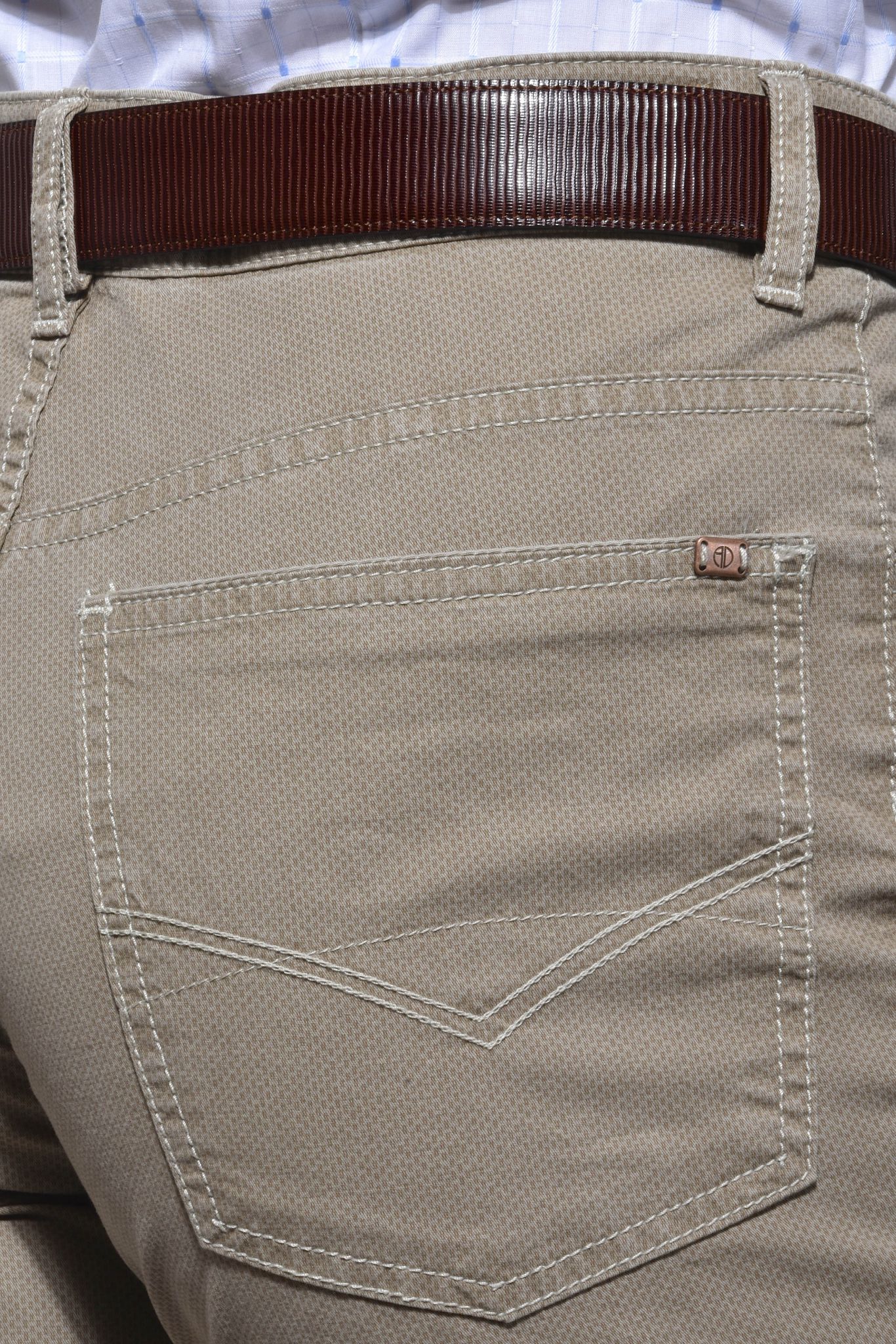 Casual khaki trousers - Trousers - E-shop | alaindelon.co.uk