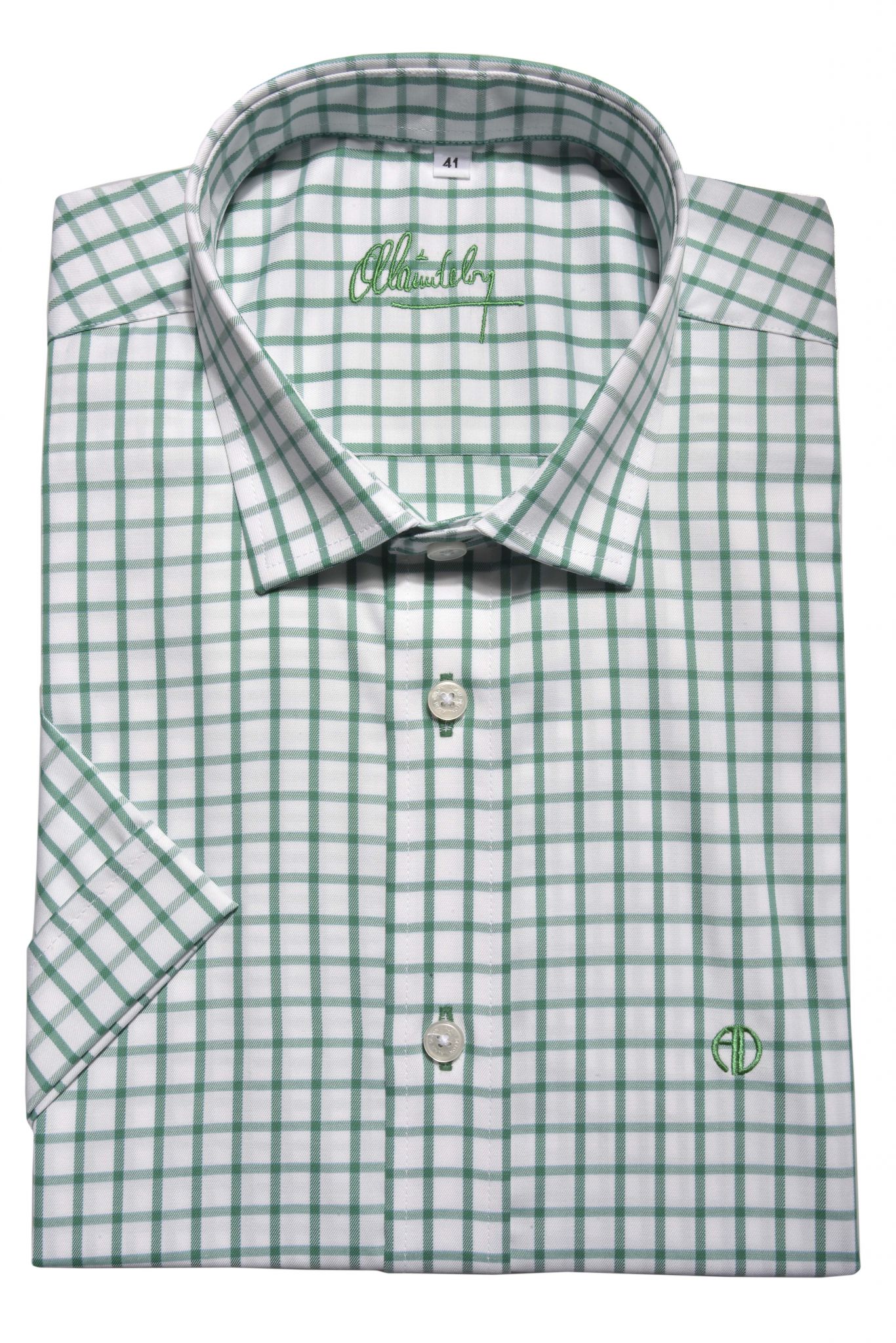 Checkered Slim Fit short sleeved shirt - Short sleeved shirts - E-shop ...