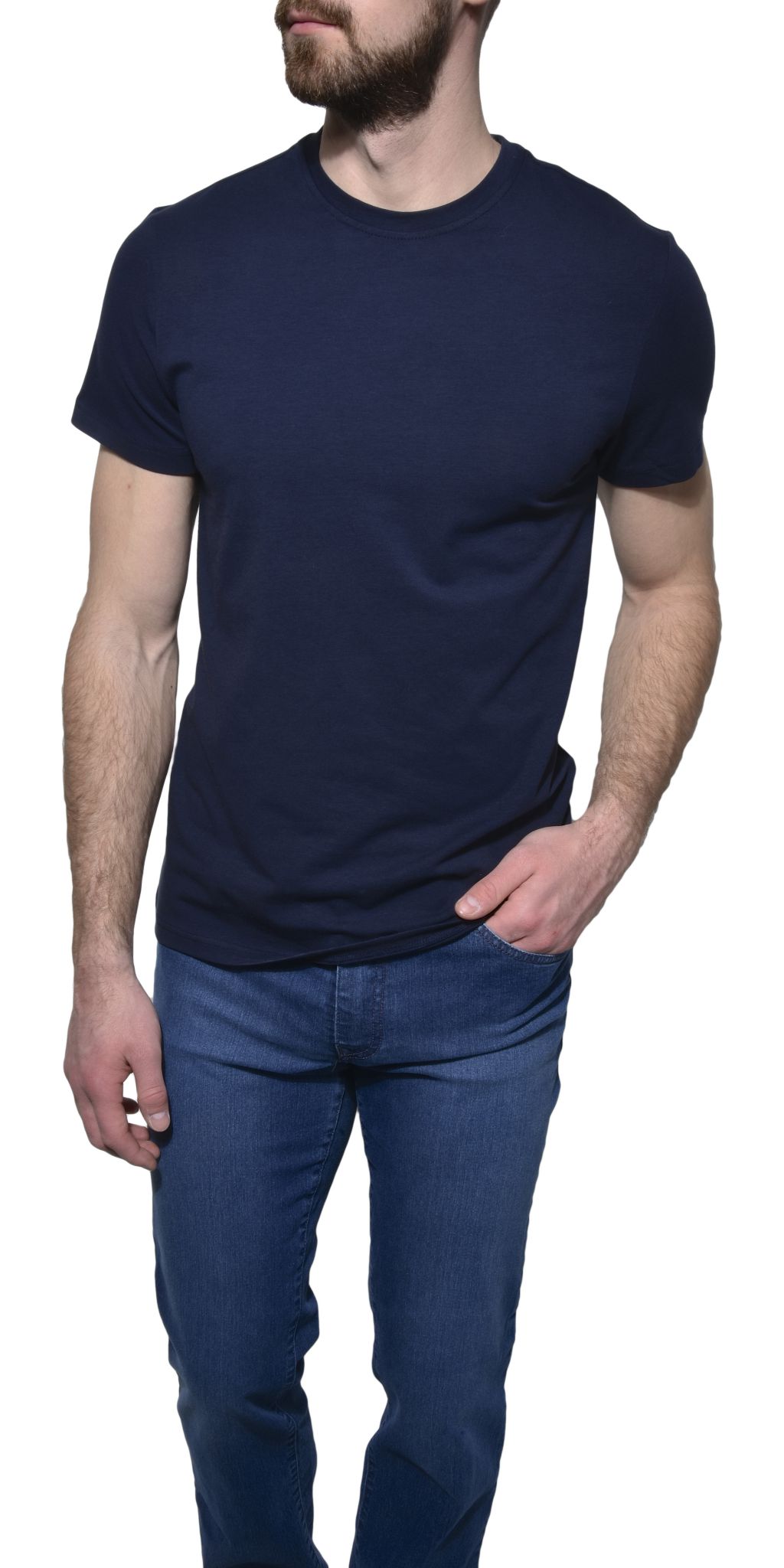 Download Dark blue t-shirt - Polo shirts - E-shop | alaindelon.co.uk